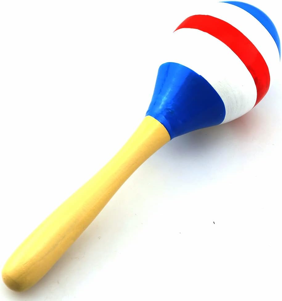 Maracas BLLNDX 1Set Bright Vibrant Sound Musical Instrument, Wood Maracito