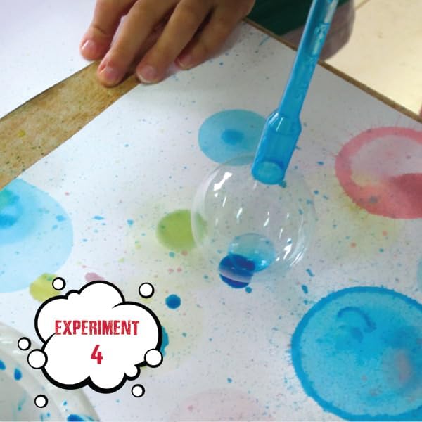 Einstein’s Bubbles and Foam LAB Science Kit for Kids. STEM for Boys & Girls Detailed Picture Guide Included.