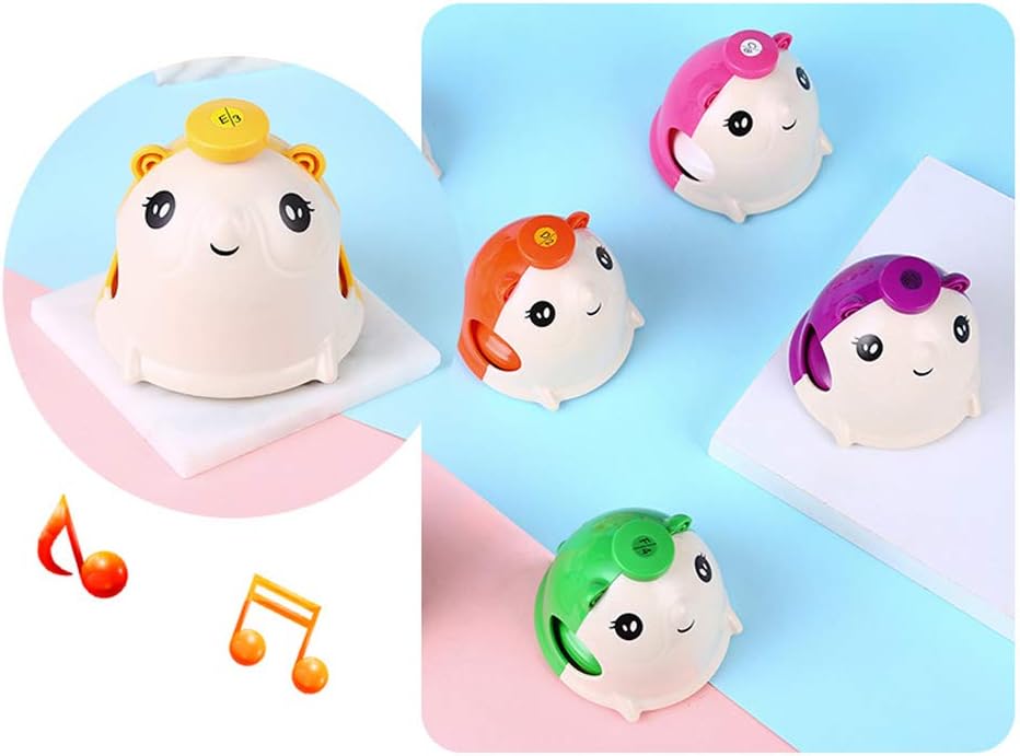 ENNBOM Mouse-Shaped Hand Bell Music Bell Gift Chromatic Percussion 8 Color Kit