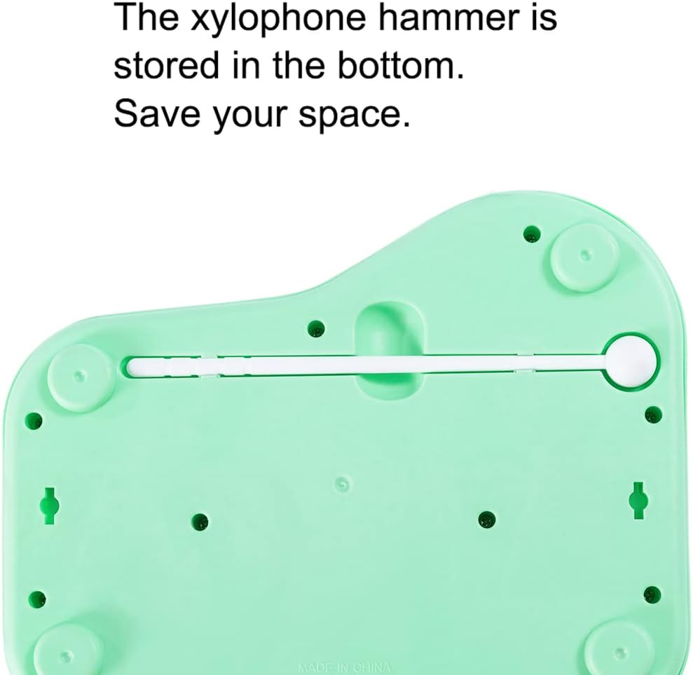 2 in 1 Baby Piano Xylophone for Toddlers 1-3 Years Old, 8 Multicolored Key Keyboard Baby Xylophone Piano, Preschool Educational Musical Learning Instruments Toy for Baby Kids Girls Boys