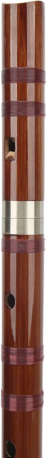 Bamboo Flute, C D E F G Key Dizi Chinese Traditional Recorder Musical Instrument for Playing Performance(G Key)