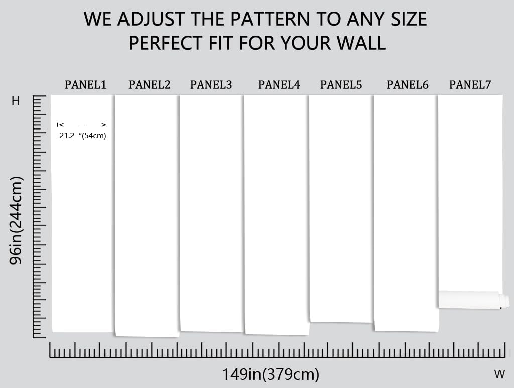 Watercolor Forest Animals Wallpaper Kids Large Tree Mural Wallpaper for Kids Bedroom Living Room(Not Self-Adhesive)