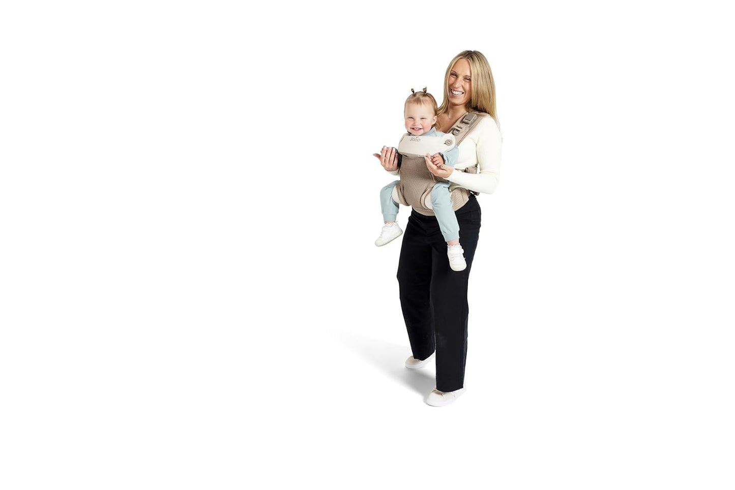 Joie Savvy Lite Air 3-in-1 Baby Carrier – Lightweight, Ergonomic Baby Carrier with 3 Carry Positions, Breathable Fabric, Padded Straps, and Lumbar Support (Jet)