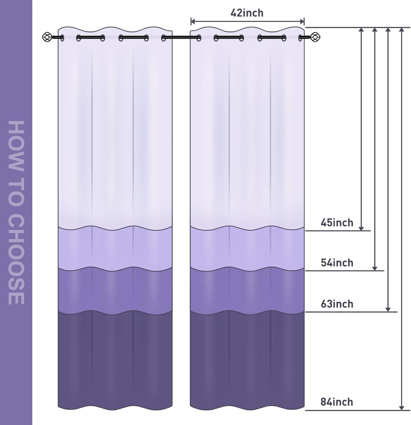 Aimego Galaxy Blackout Curtains Outer Space Universe Nebula Night Starry Window Drapes Decor for Kids Boys Teens Bedroom Living Room Grommet Room Darkening Curtains 2 Panel Set, 42"X54"