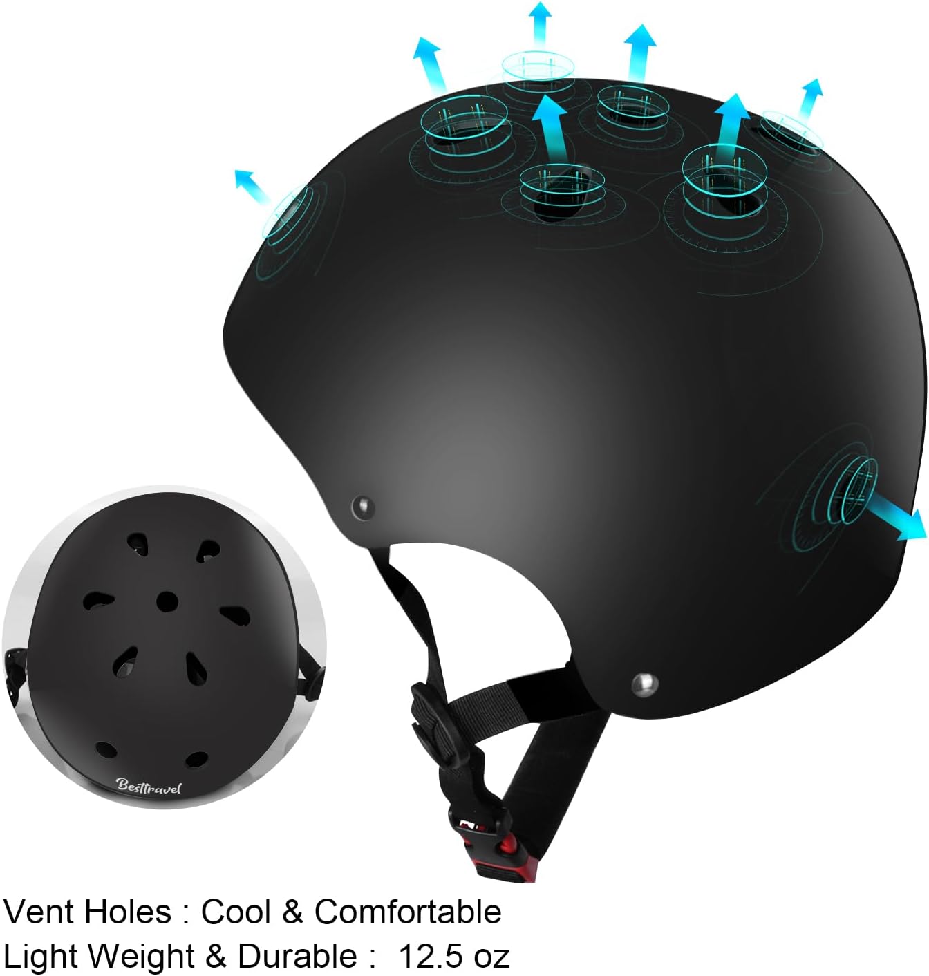 Kids Helmet, Toddler Adjustable Kids Ages 3-8 Years Old Boys Girls Multi-Sports Safety
