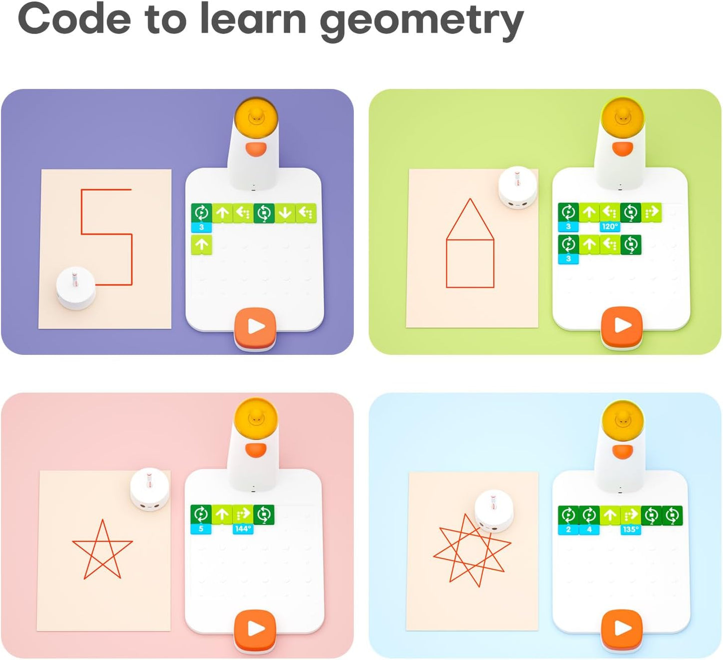 Matatalab Pro Set Coding Robot for Kids Ages 4+, STEM Educational Toy for Kids, Entry-Level Programming DIY Mechanical Building Blocks Robot, Learn to Code with Game