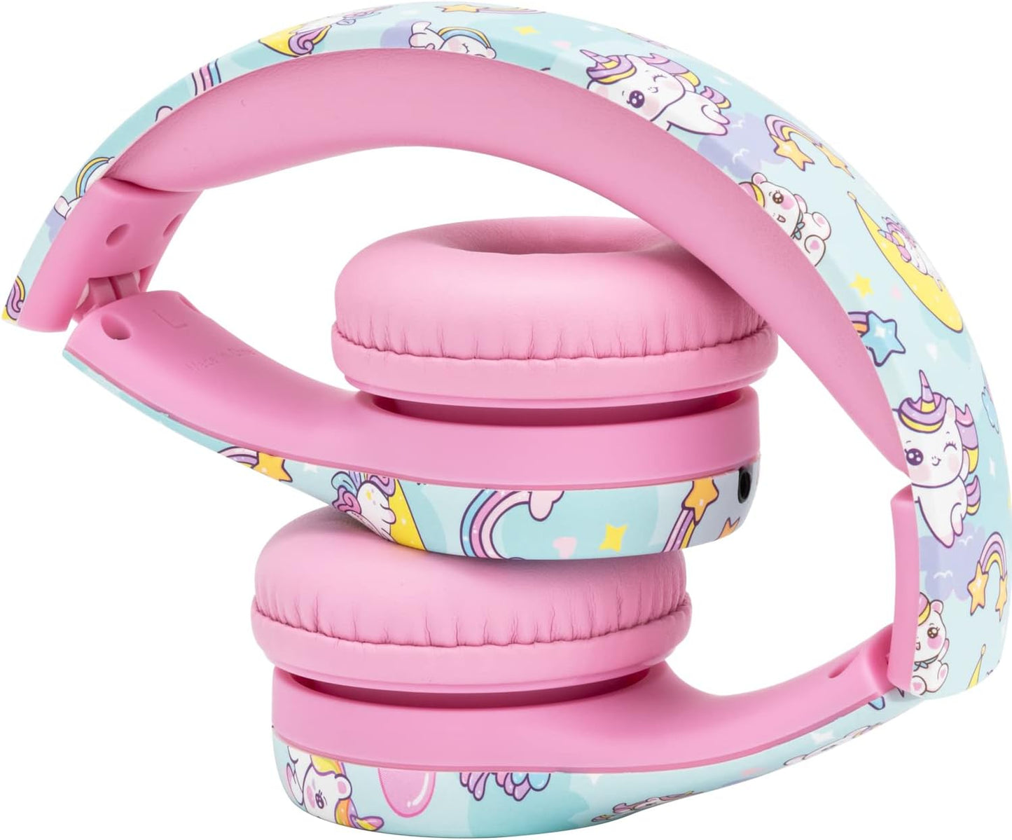 Snug Play+ Kids Headphones – Volume Limited 93dB for Safe Listening – Foldable, Durable Headphones for Toddlers, Boys & Girls – Tangle-Free Cord – Ideal for Travel, School, Tablets - Unicorns