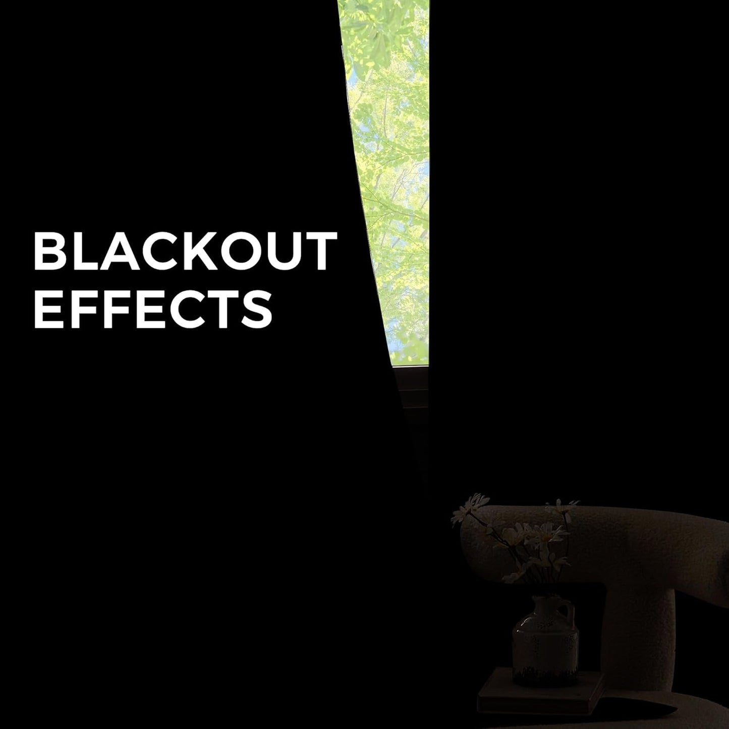 NICETOWN Black Blackout Light Blocking Thermal Grommet Curtains, 90 Inch Long Light Blinds Privacy Shades for Bedroom, Living Room, Laundry, Patio, Boys Room - Lightweight, 2 Panels, W52 x L90