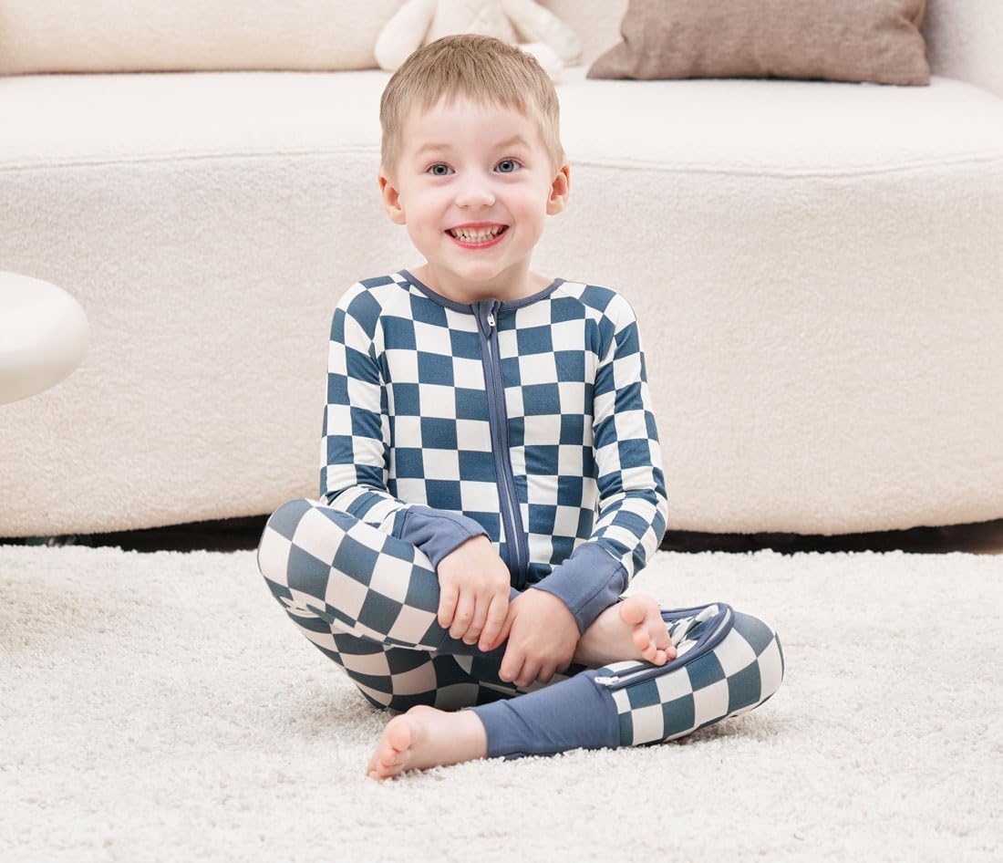 Baby Viscose from Bamboo Pajamas - Infant Boys Girls Footless Zippy Pjs Sleep 'N Play Clothes - One Piece Romper