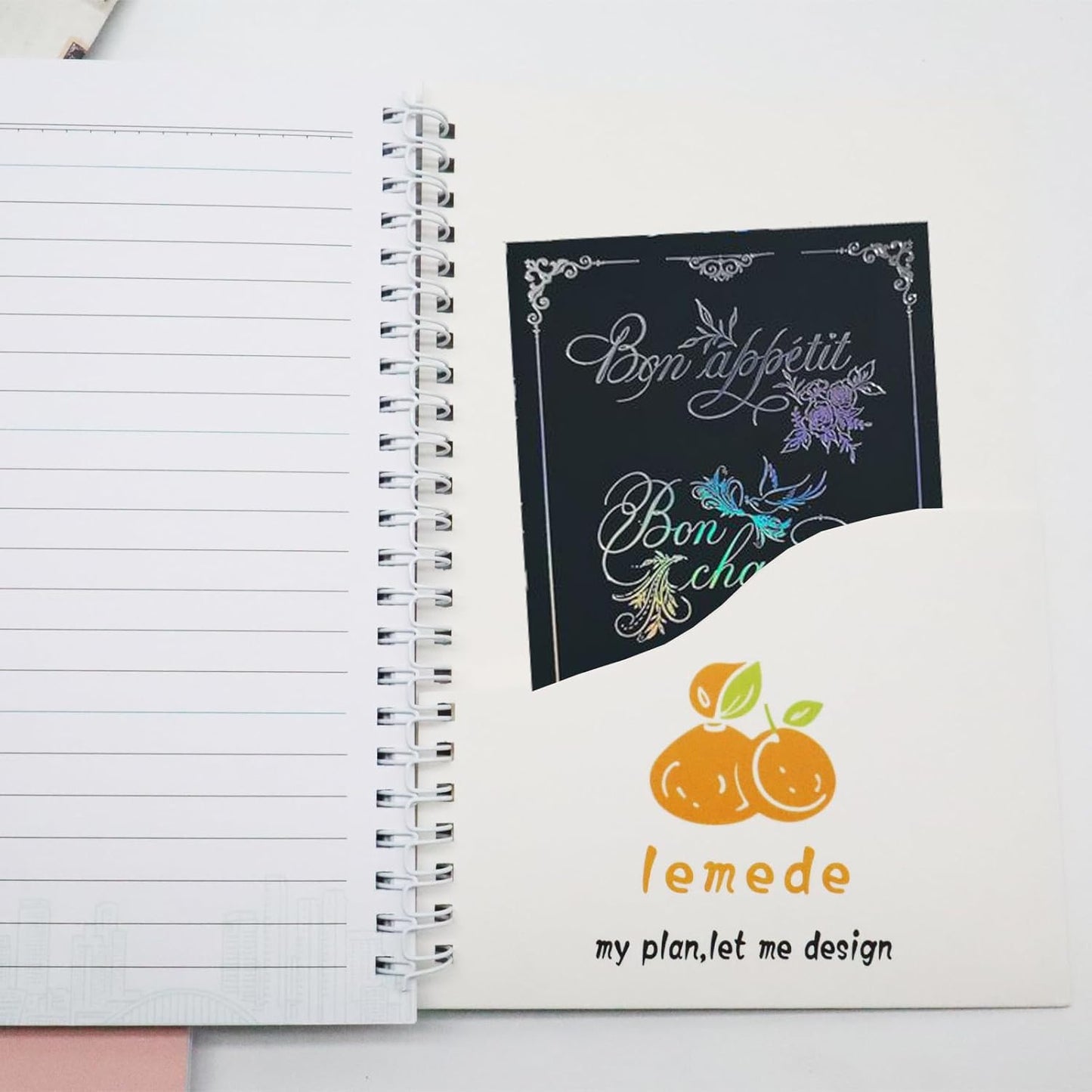 LEMEDE No Waste 12 Months Undated Planner Weekly and Monthly Planner, Weekly To Do List Notepad with Storage Pocket, A5 Undated Planners for Women & Men, Home Office Desk Accessories and Supplies