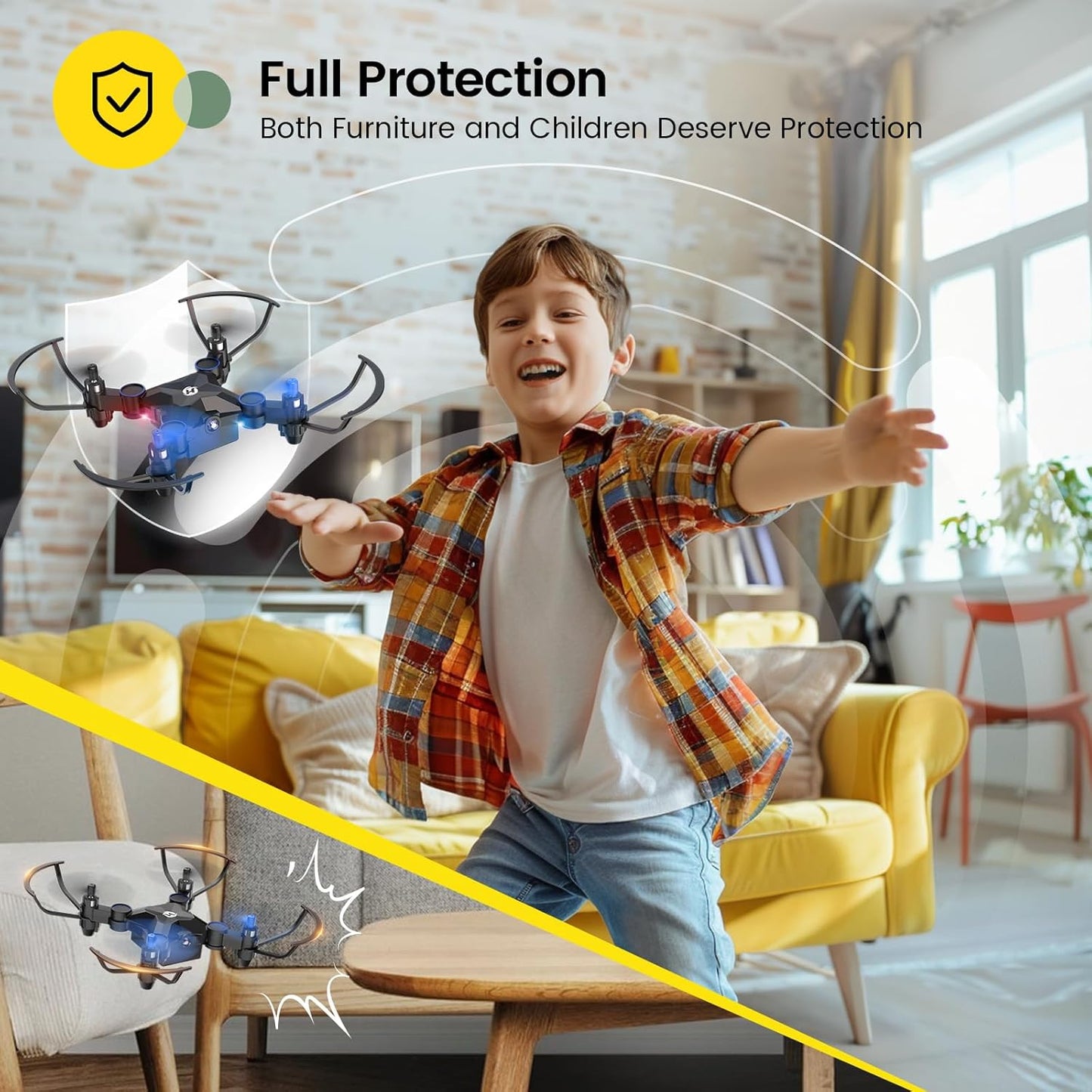 Holy Stone HS190 Foldable Mini Drone for Kids Beginners, RC Nano Quadcopter with Altitude Hold, 3D Flips, High Speeds Rotation, Headless Mode, Throw to Go, One Key Return, Great Gift Toys for Boys and Girls, Blue