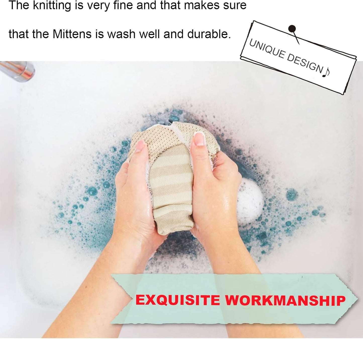 Newborn Mittens No Scratch 100% Cotton Mitts Boy Girl baby mittens 0-6 months 6 Pack