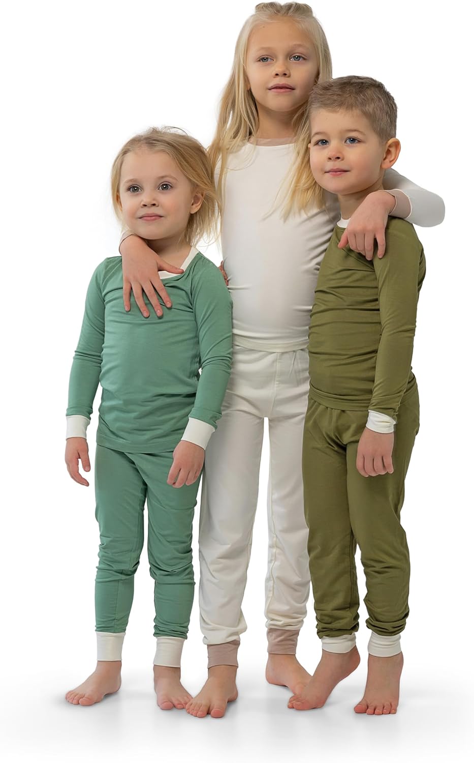2-Piece Pajama for Kids and Toddlers - Toddler Pajamas - Boys and Girls Pajamas viscose made from Bamboo
