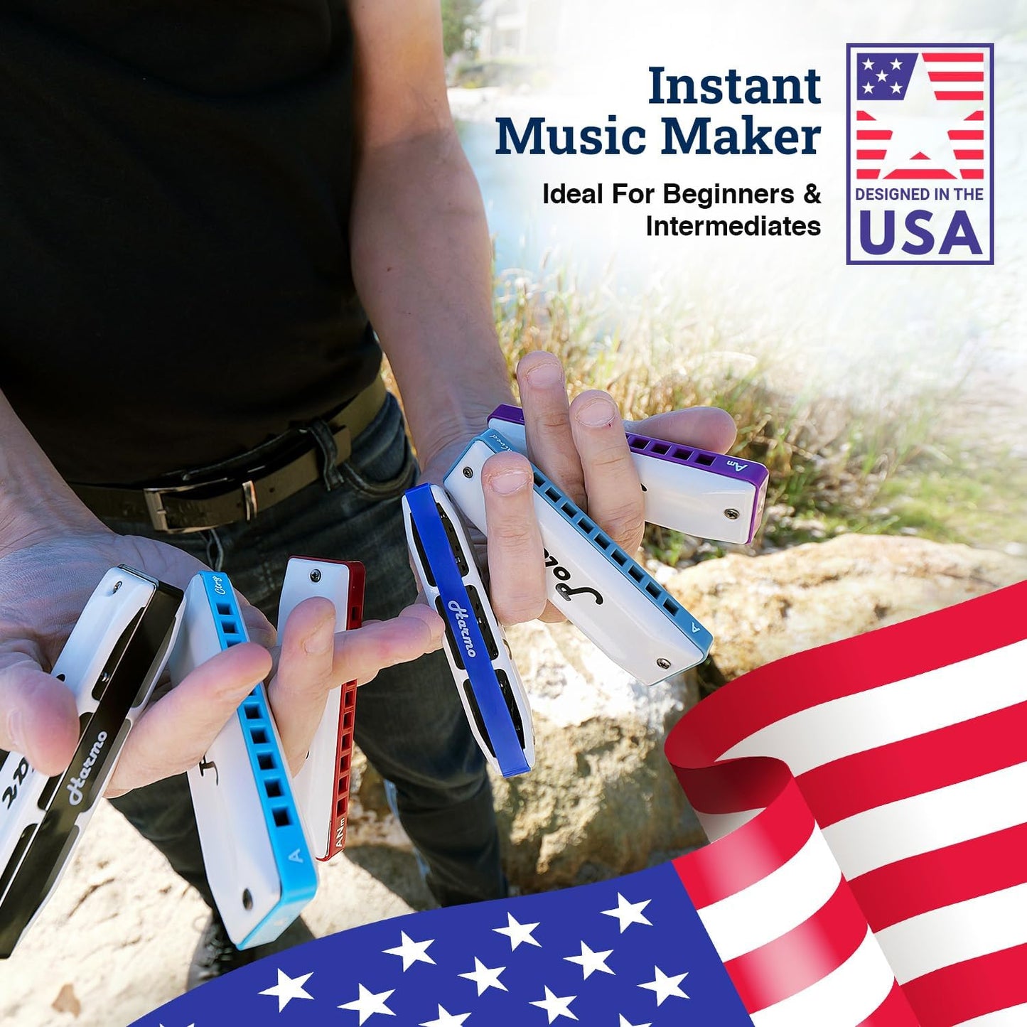 Harmo Polar Super Country harmonica - G