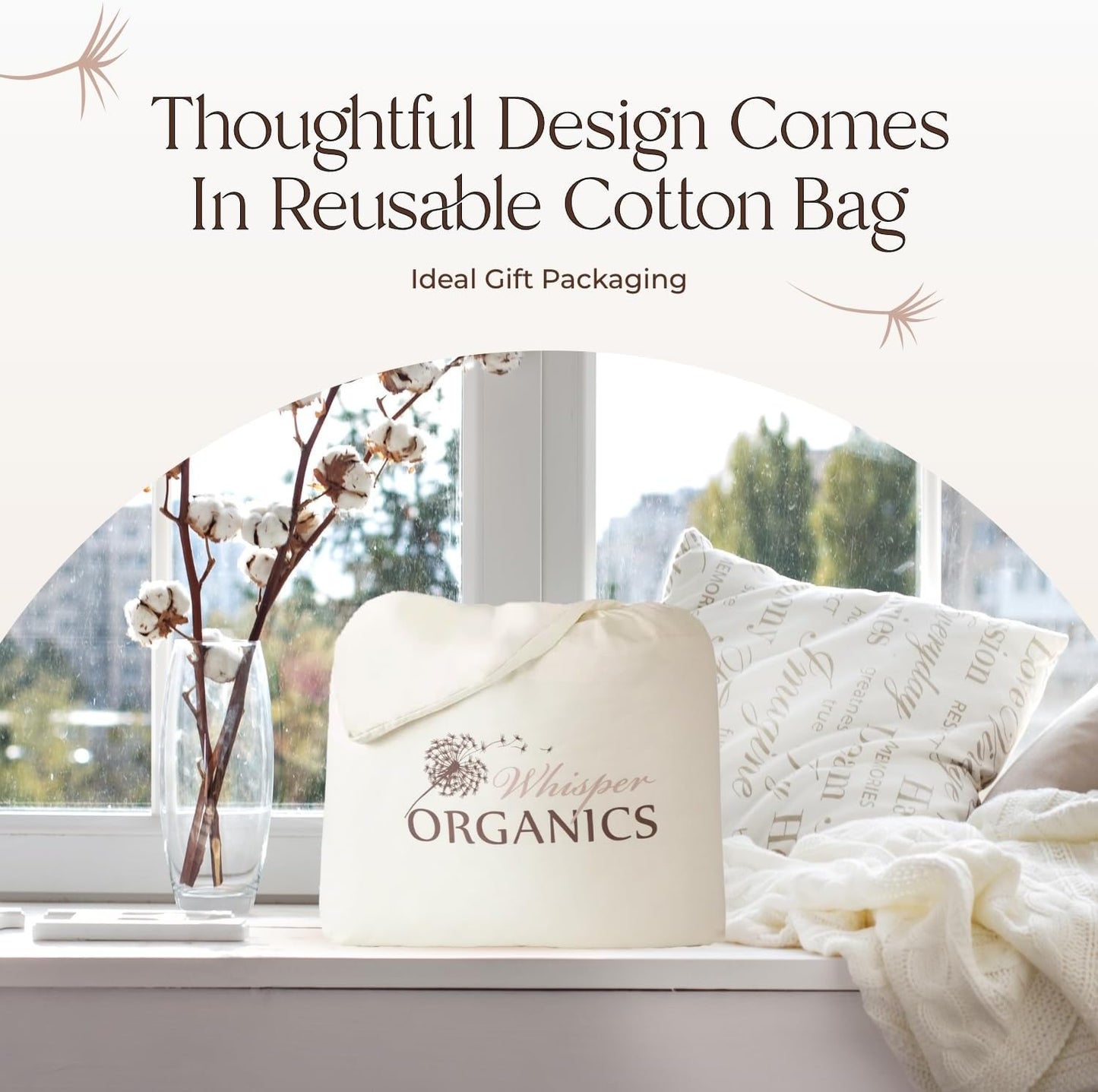 Organic Waterproof Mattress Protector Twin XL Size -100% Waterproof Mattress Pad w/Extra Soft Quiet & Breathable Triple Layer Protection -GOTS Certified Machine Washable Deep Pocket Design(Twin XL)