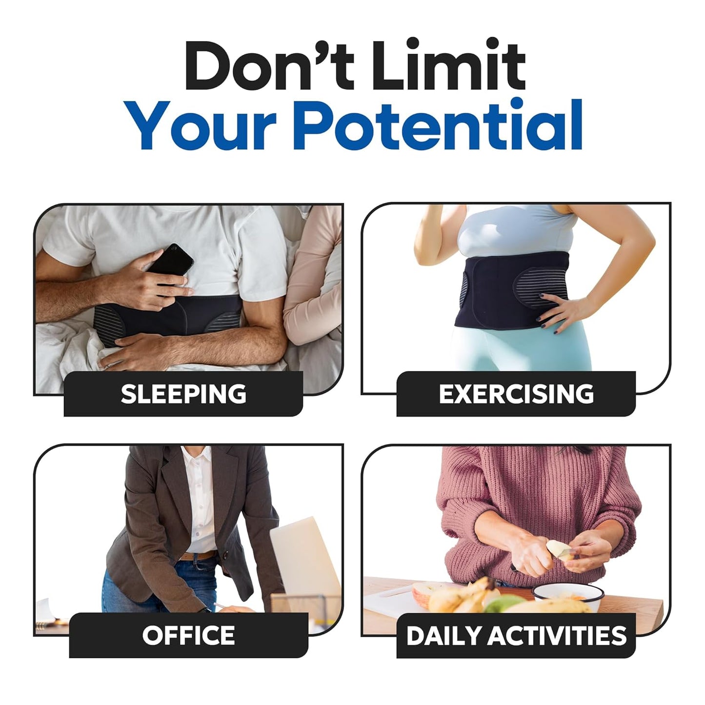 Hernia Belt for Men or Women | Postpartum Belly Band & Belly Wrap | C Section Belly Binder & Abdominal Binder | Post Surgery & Pregnancy Tummy Tuck | Hysterectomy, Umbilical Inguinal Hernia | (XXL)