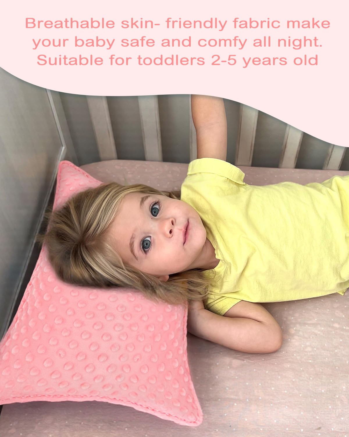 ALVABABY Toddler Pillowcases Soft Kids Pillow Cover 2 Pack Fit 13"x 18" or 12"x16" Envelope for Girl Boy Sleepy Travel 2TPD01A