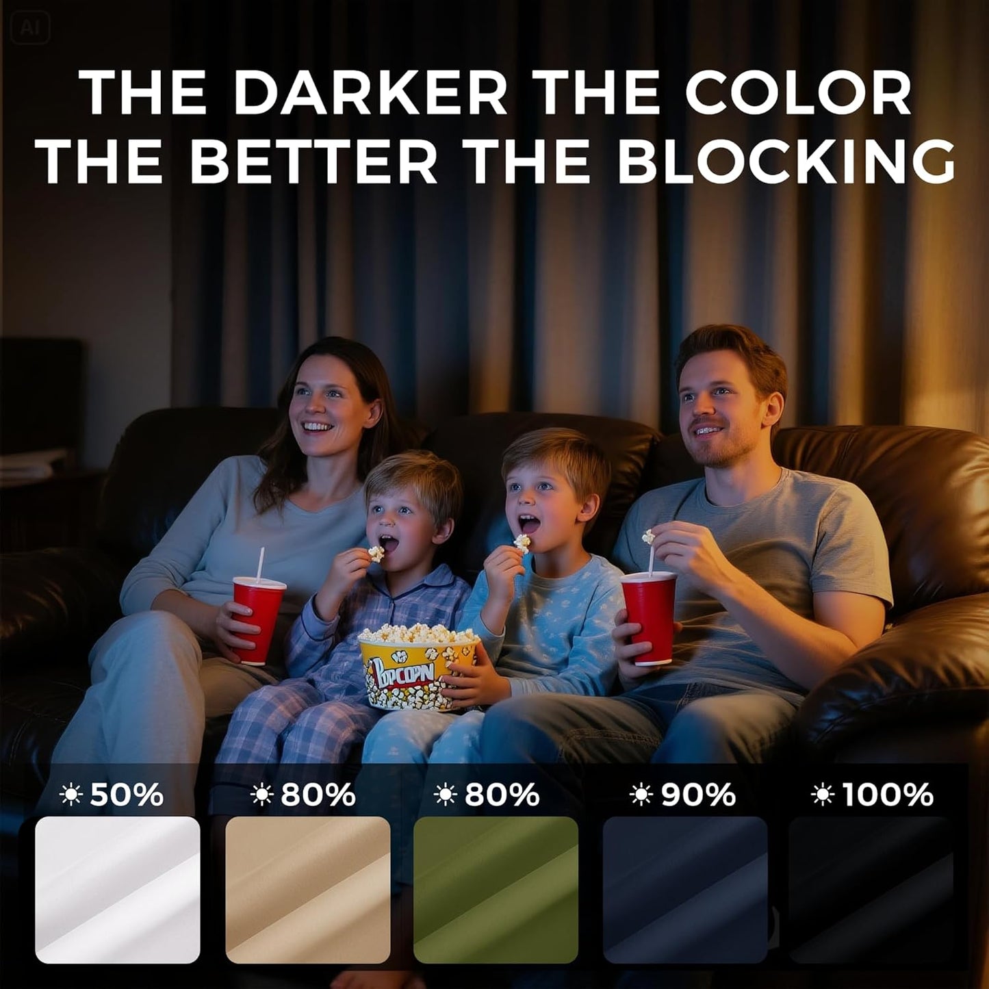 NICETOWN Olive Green Curtains for Living Room 84 inches Long 2 Panels, Thermal Grommet Curtains for Living Room, Noise Reducing Privacy Window Treatment Shades for Nursery, Laundry Patio, W52