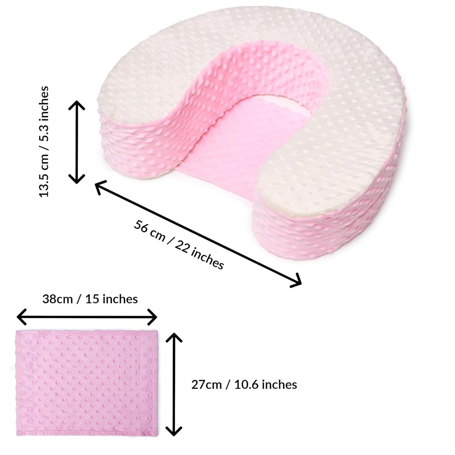 ODOXIA Baby Sit Up Pillow | Baby Pillow for Sitting Up | Comfortable Infant Seat for Early Sitting & Playtime | Soft & Stable Seat with Ring