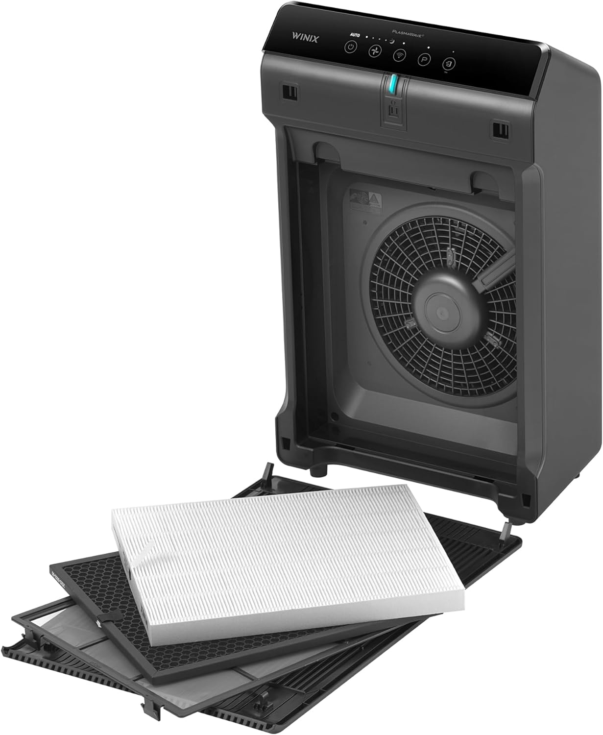 WINIX 5510 Air Purifier (New Generation of 5500-2 with App Support) for Home Large Room Up to 1881 Ft² in 1 Hr, True HEPA, High Deodorization Carbon Filter and Auto Mode, Captures Pet Allergies, Smoke