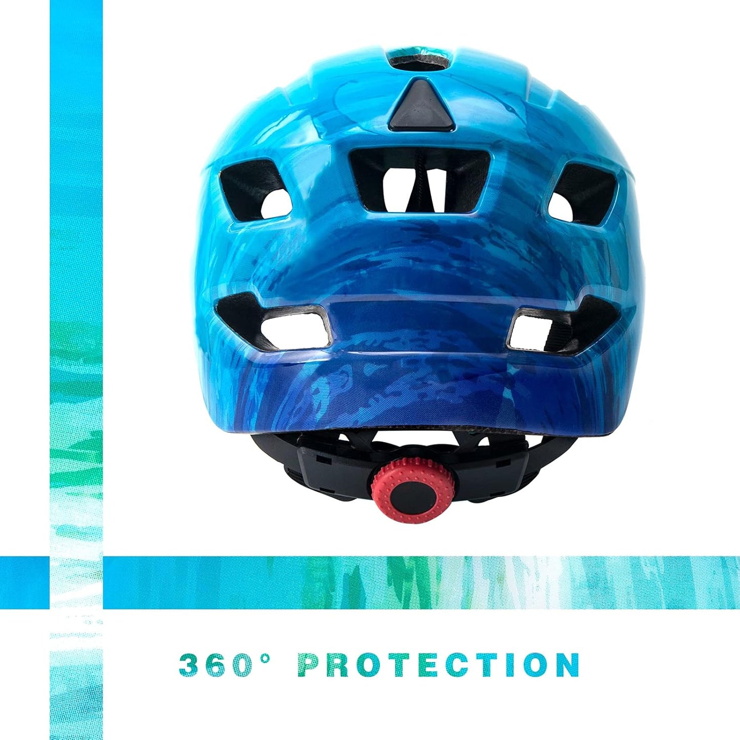 OnBros Kids Bike Helmet - Bike Helmets for 5-14 Boys or Girls with Visor, Children Bicycle Helmet for Skateboard Mountain Scooter Road Cycling, Lightweight and Adjustable 50-57CM