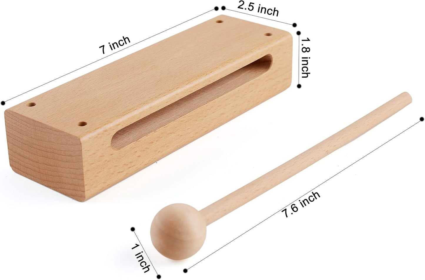 Musical Wood Block Percussion Instrument