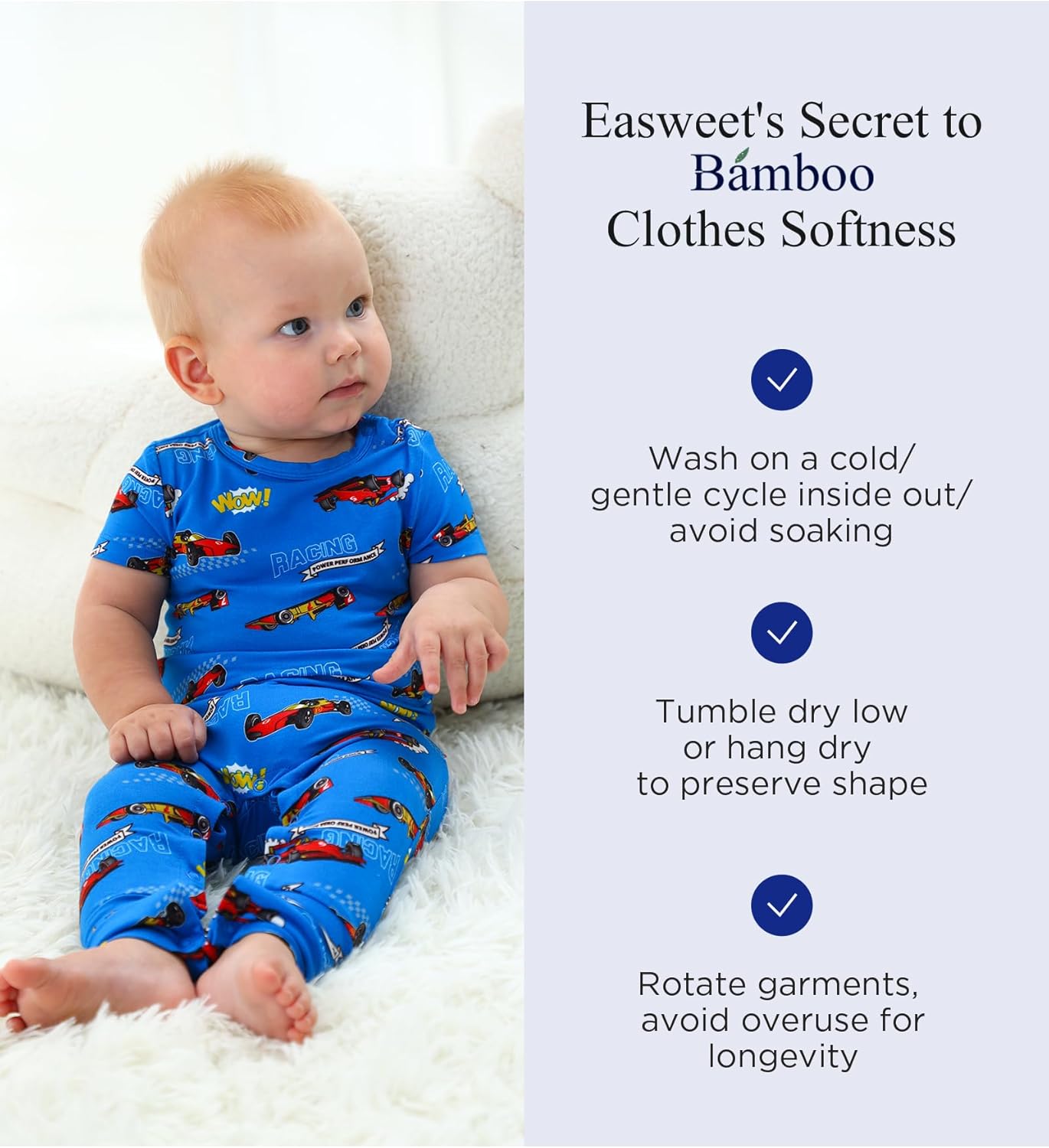 Bamboo Viscose Baby Boy Romper Short Sleeve Long Leg Jumpsuit Summer Outfit