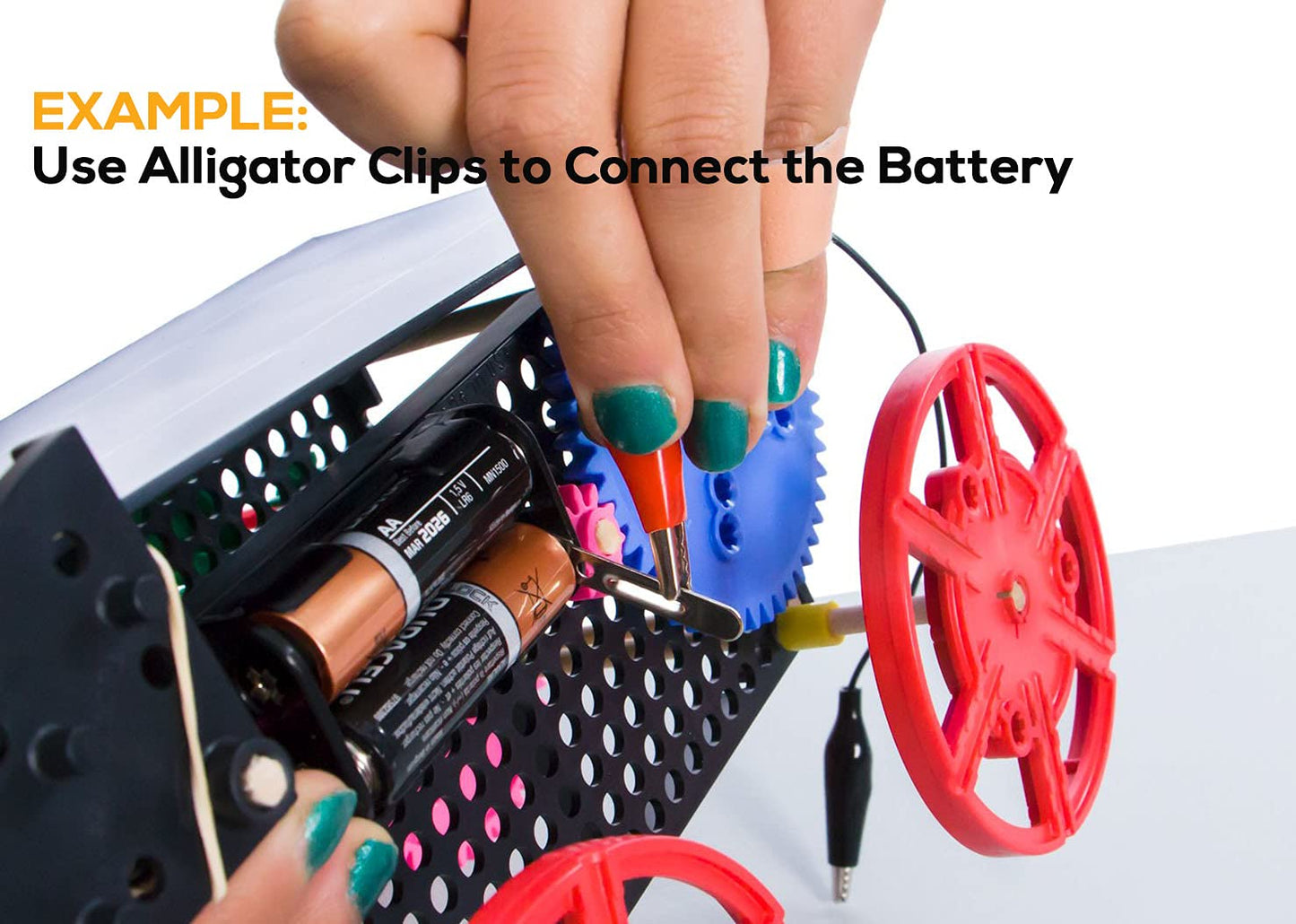 Alligator Clips Electrical, 20PCS Preminum Test Leads with Crocodile Clips, 5 Colors Jumper Wires Kit with Testing Probes for Electrical Testing with Dual Ended Insulators for Circuit Connection