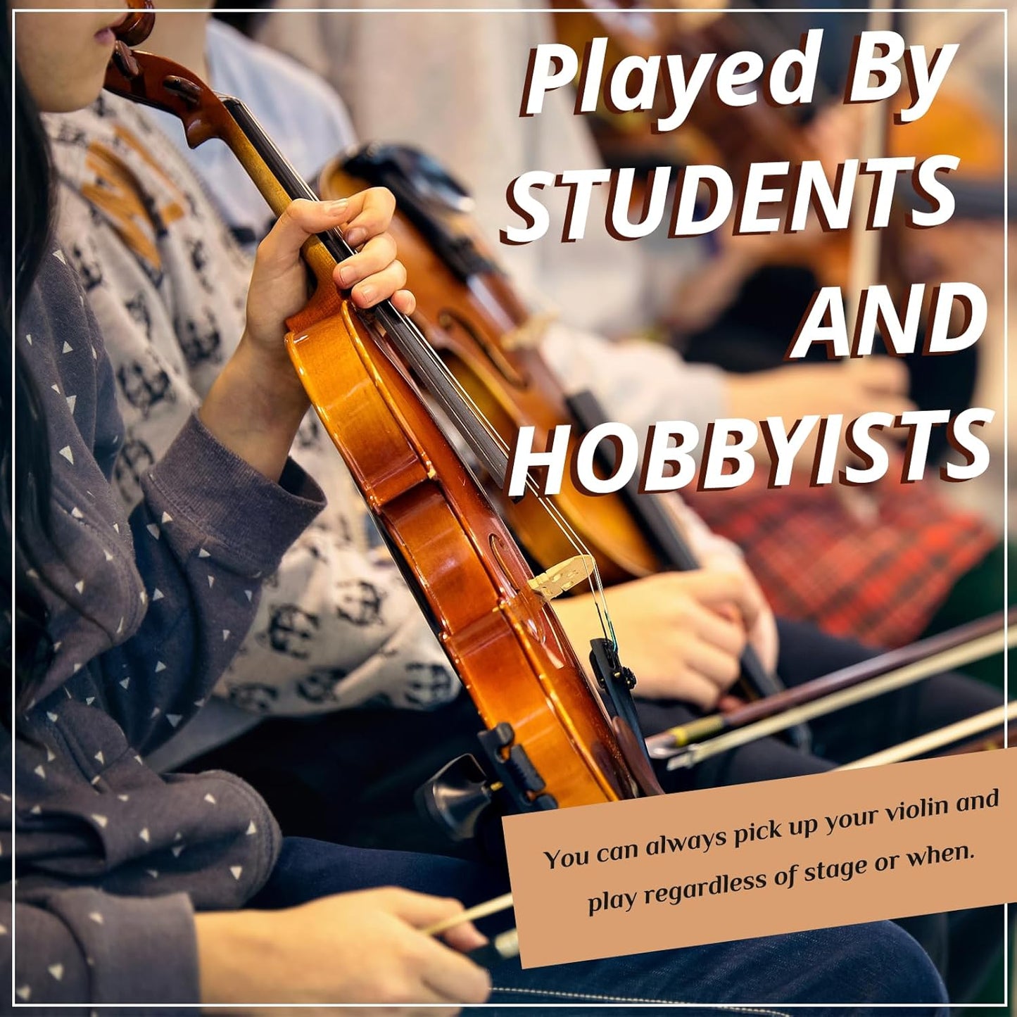 Ktaxon 1/2 Violin for Beginners, Fiddle for Students and Enthusiasts, Acoustic Violin Kit with Case, Bow, Rosin & Manual