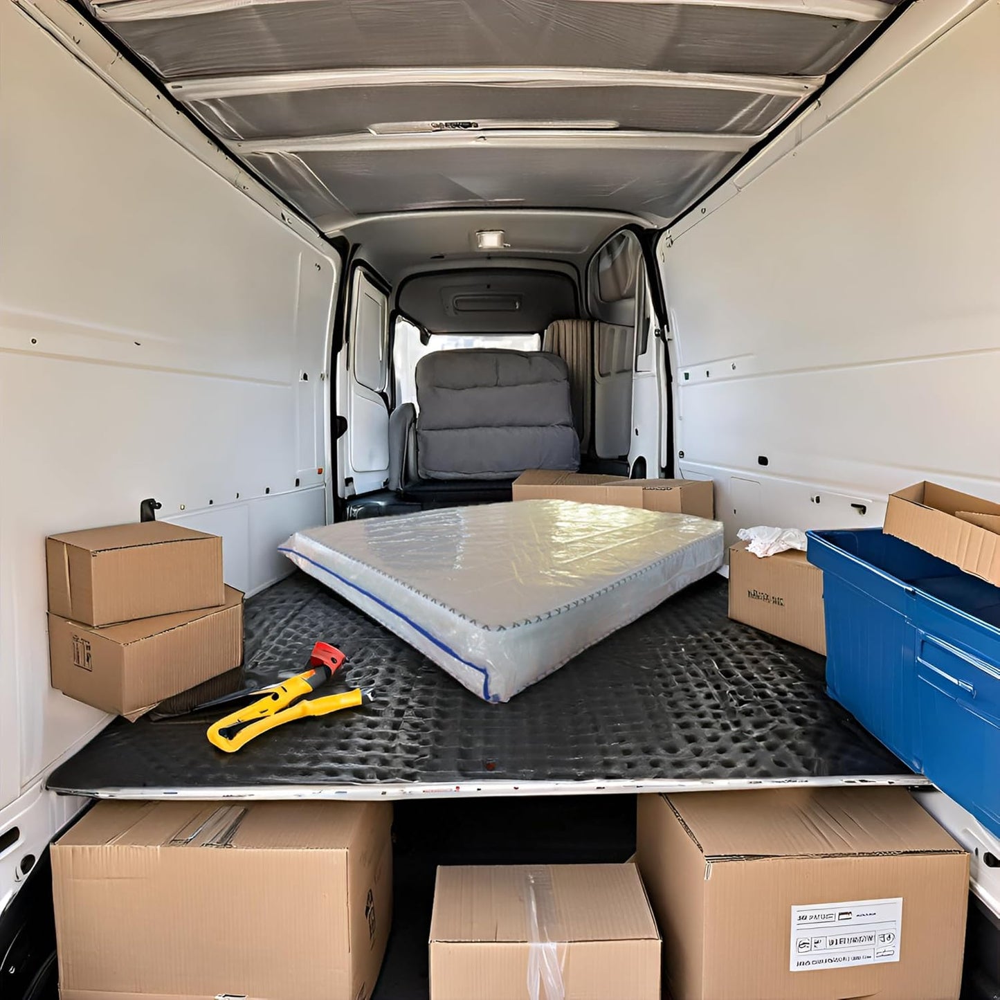 2 Pack Queen Mattress Bags for Moving and Storage-5 Mil Zipper Plastic Waterproof Mattress Storage Bags