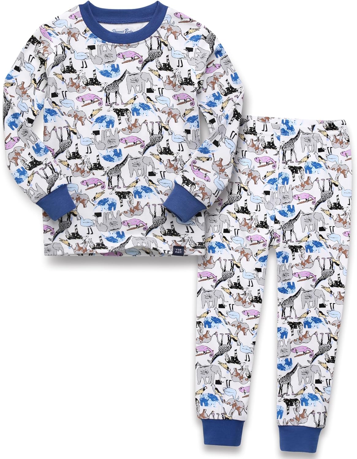 VAENAIT BABY 6M-12Y Kids Unisex Girls & Boys Soft Comfy Modal Tencel Sleepwear Pajamas 2pcs or 4pcs Set