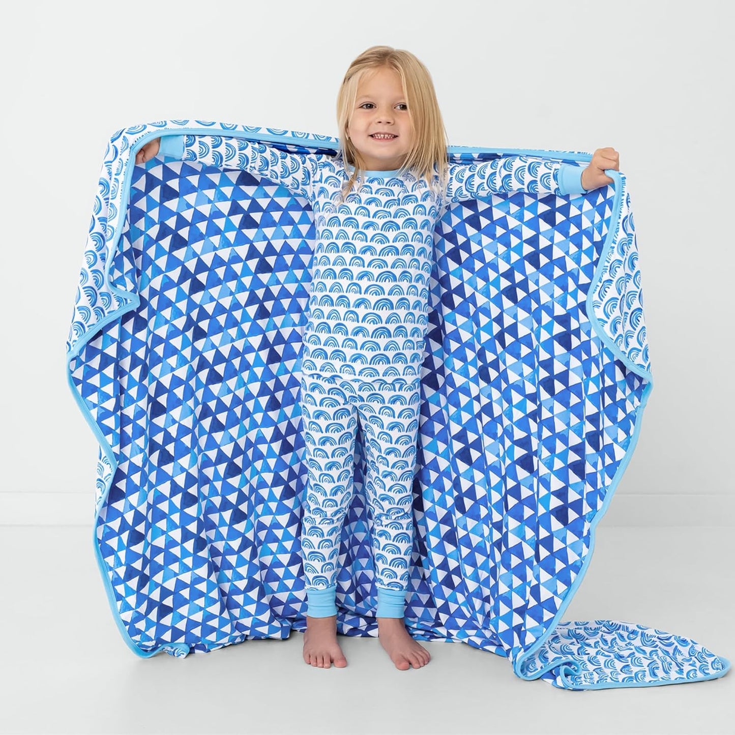 Little Sleepies Two-Piece Pajama Set for Boys & Girls, Soft Viscose from Bamboo Toddler Pajamas for Kids, Family Matching PJs