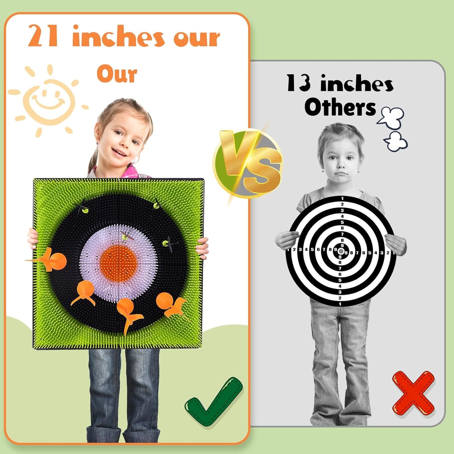 Axe Throwing Game for Backyard,Plastic Axe Throwing Game Set,Ax Throwing Game Set for Adults,Contains Foldable Axe Throwing Board,Axes,Bows and Arrows and 3 Types of Darts for Family Games