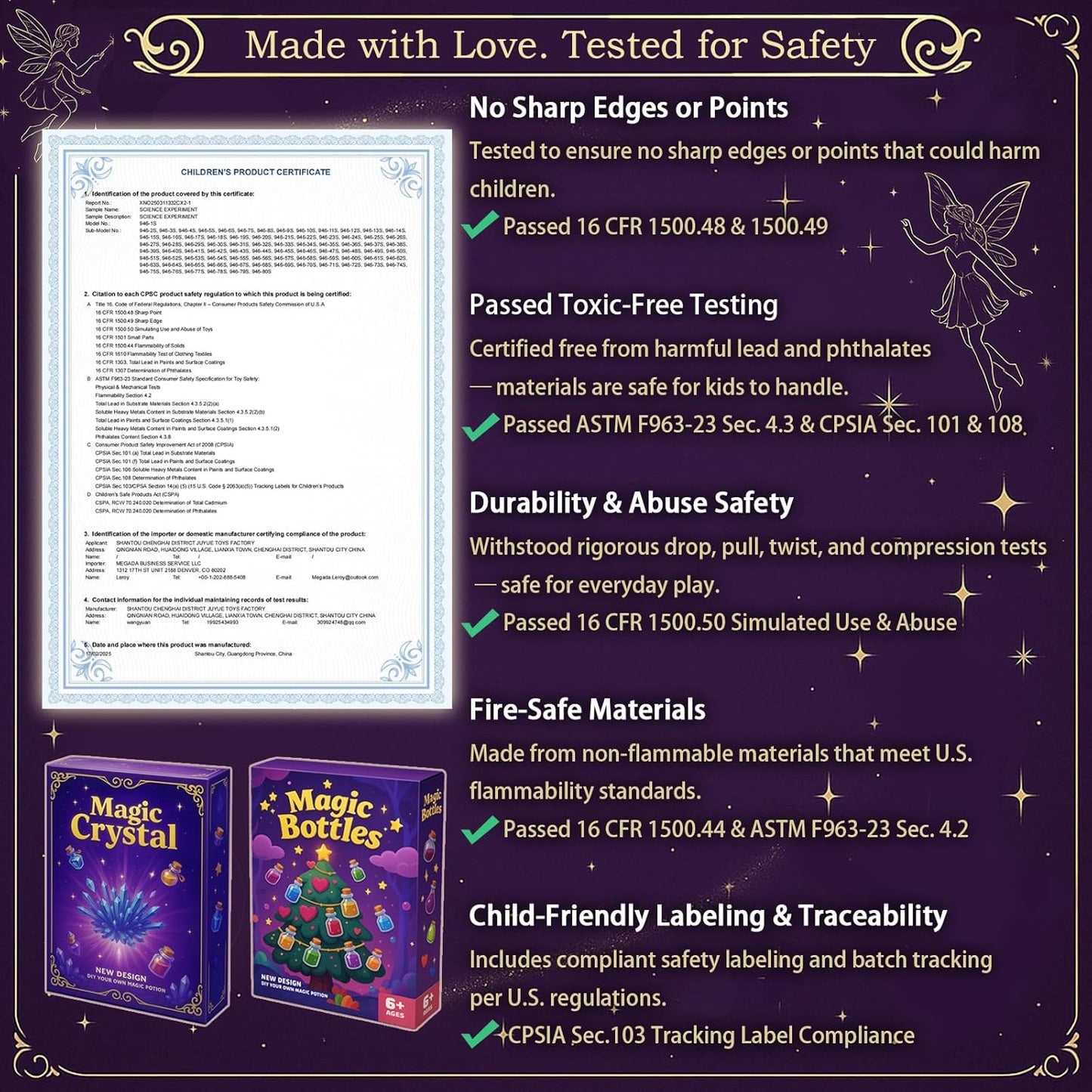 AMIZEY Fairy Potion Kit for Kids with Magic Growing Tree-20 Bottles- Gifts for Girls - 6 7 8 9 10 11 12 Year Old Girl Gifts