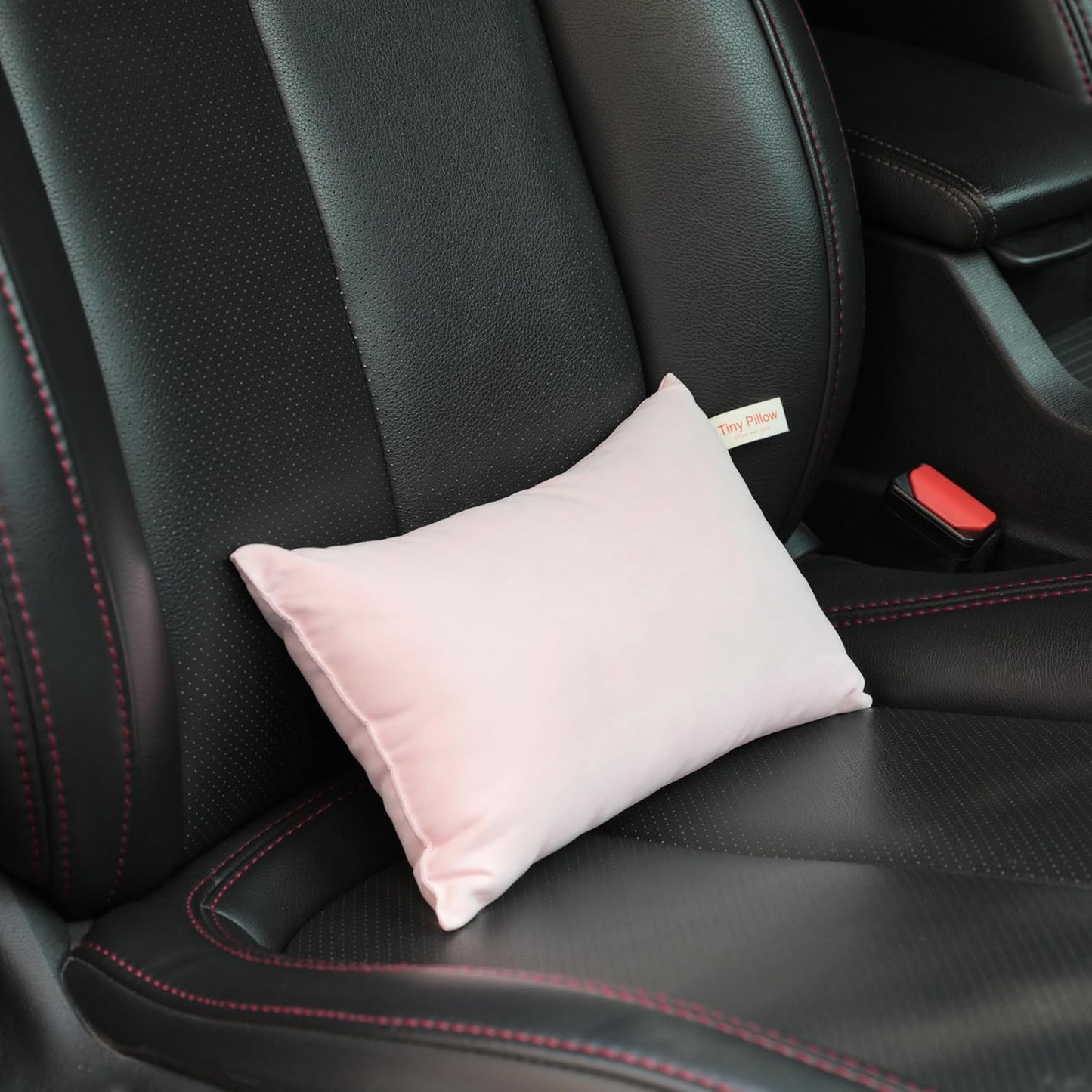 NTBAY Tiny Pillows, Down Alternative 7"x11" Microfiber Mini Pillow for Travel, Pets, Soft Machine Washable Small Pillows for Neck, Wrist, Lumbar and Knee, Red