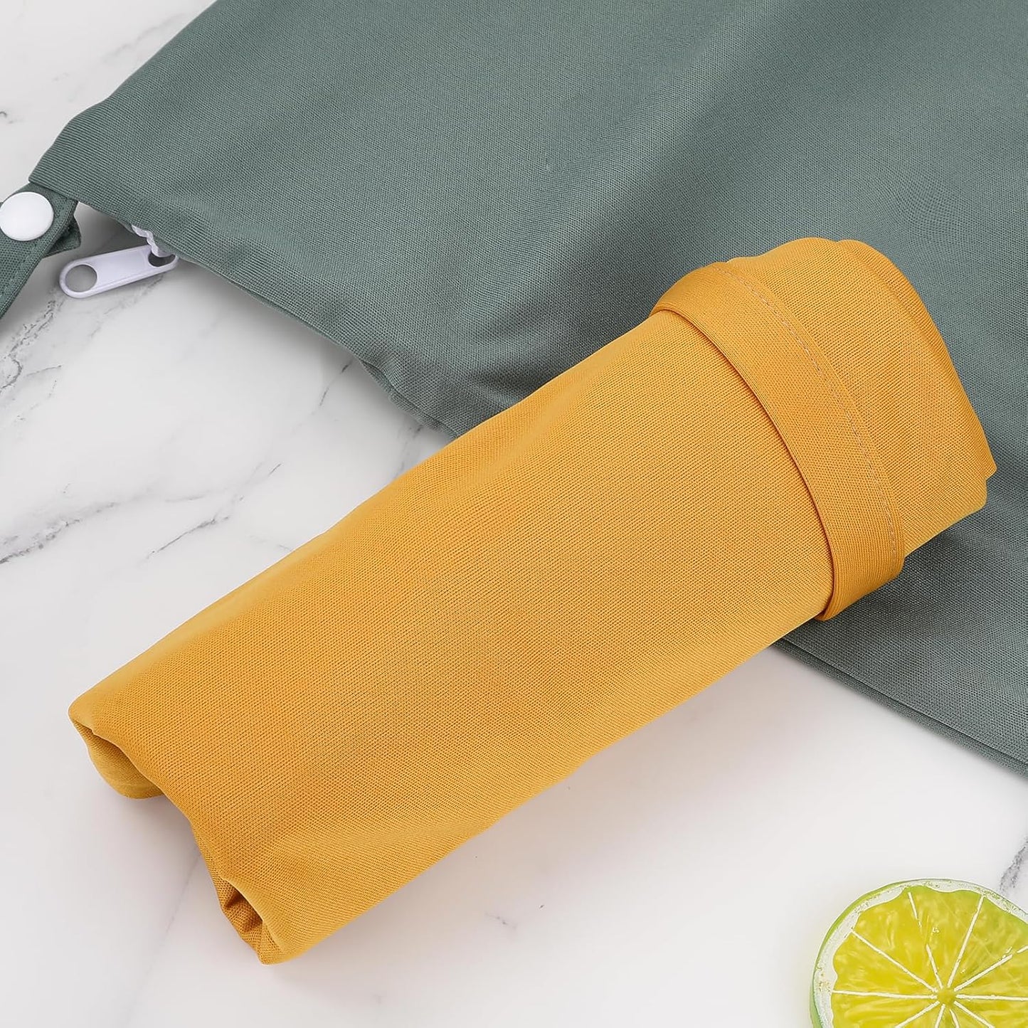 Angel Love Wet Bags, 2 Pack Baby Cloth Diaper Wet/Dry Bags with Two Zippered Pockets, Travel, Beach, Pool, Gym Bag for Swimsuits or Wet Clothes, Waterproof Washable Reusable, L216217