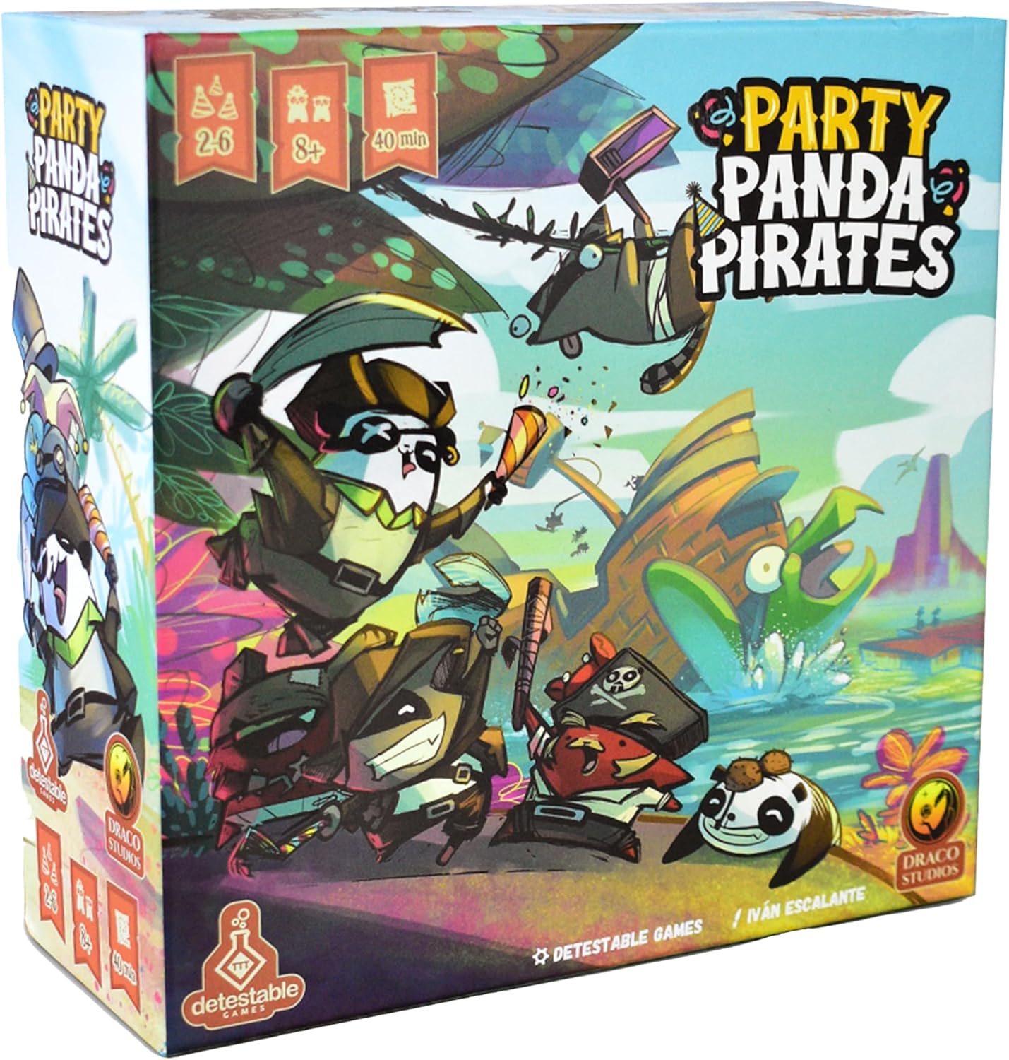 Party Panda Pirates – Toddler and Kids Games, Dice and Strategy Board Games for Adults, Treasure Hunt Toys for 8 Year Old Boys, 8 Year Old Boy Gift, Fun Family Game Night Adventure Play