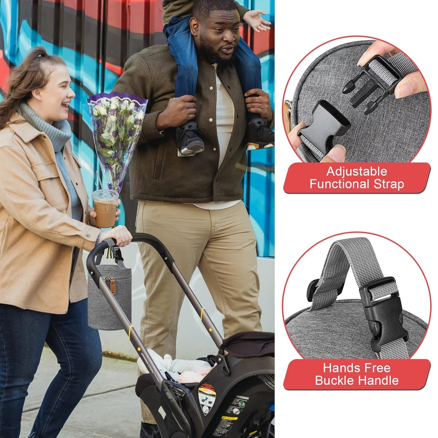 Accmor Breastmilk Cooler Bag, Insulated Baby Bottle Cooler Tote Bags for Nursing Mom Daycare