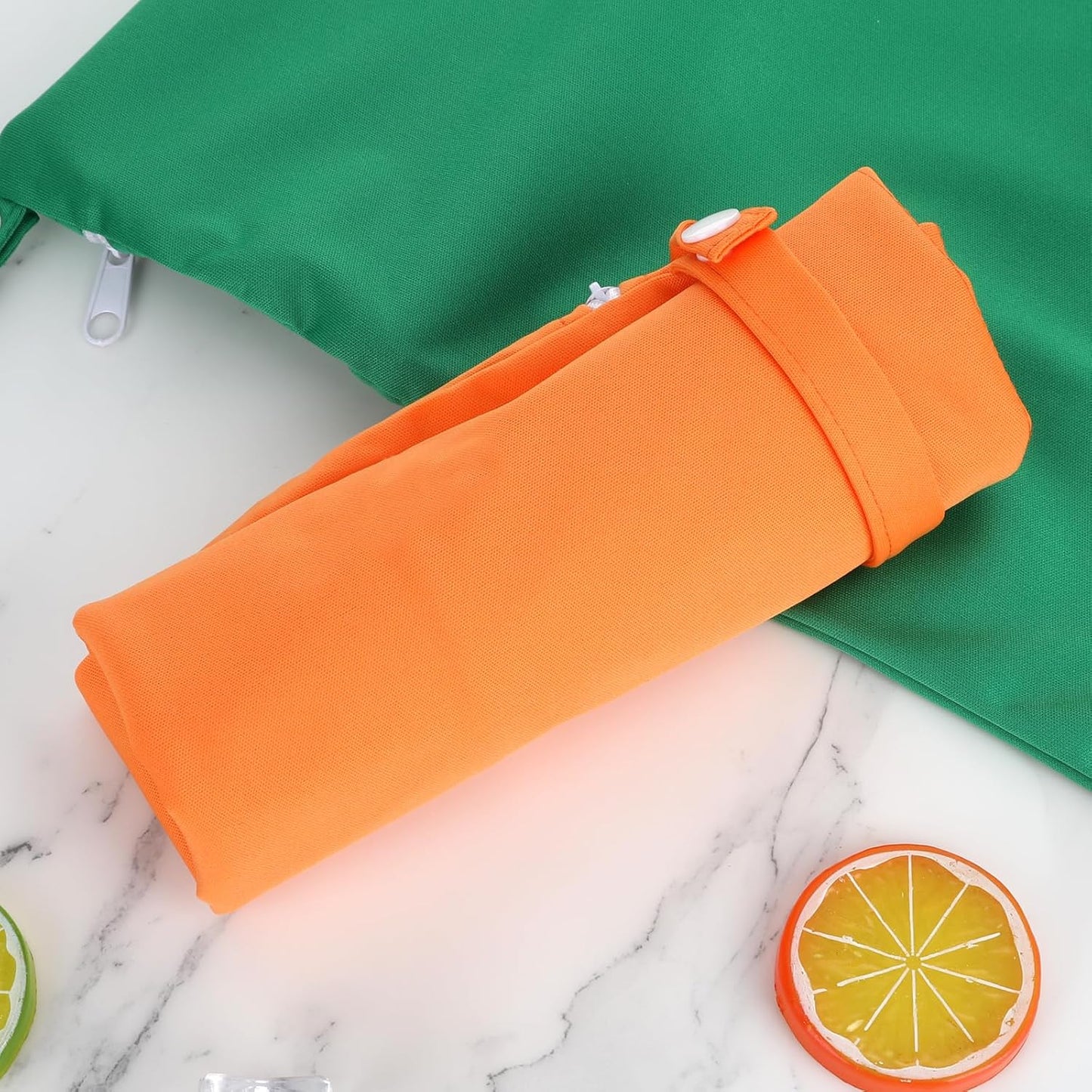 Angel Love 2 Pack Baby Cloth Diaper Wet/Dry Bags with Two Zippered Pockets, Travel, Beach, Pool, Gym Bag for Swimsuits or Wet Clothes, Waterproof Washable Reusable, P0204