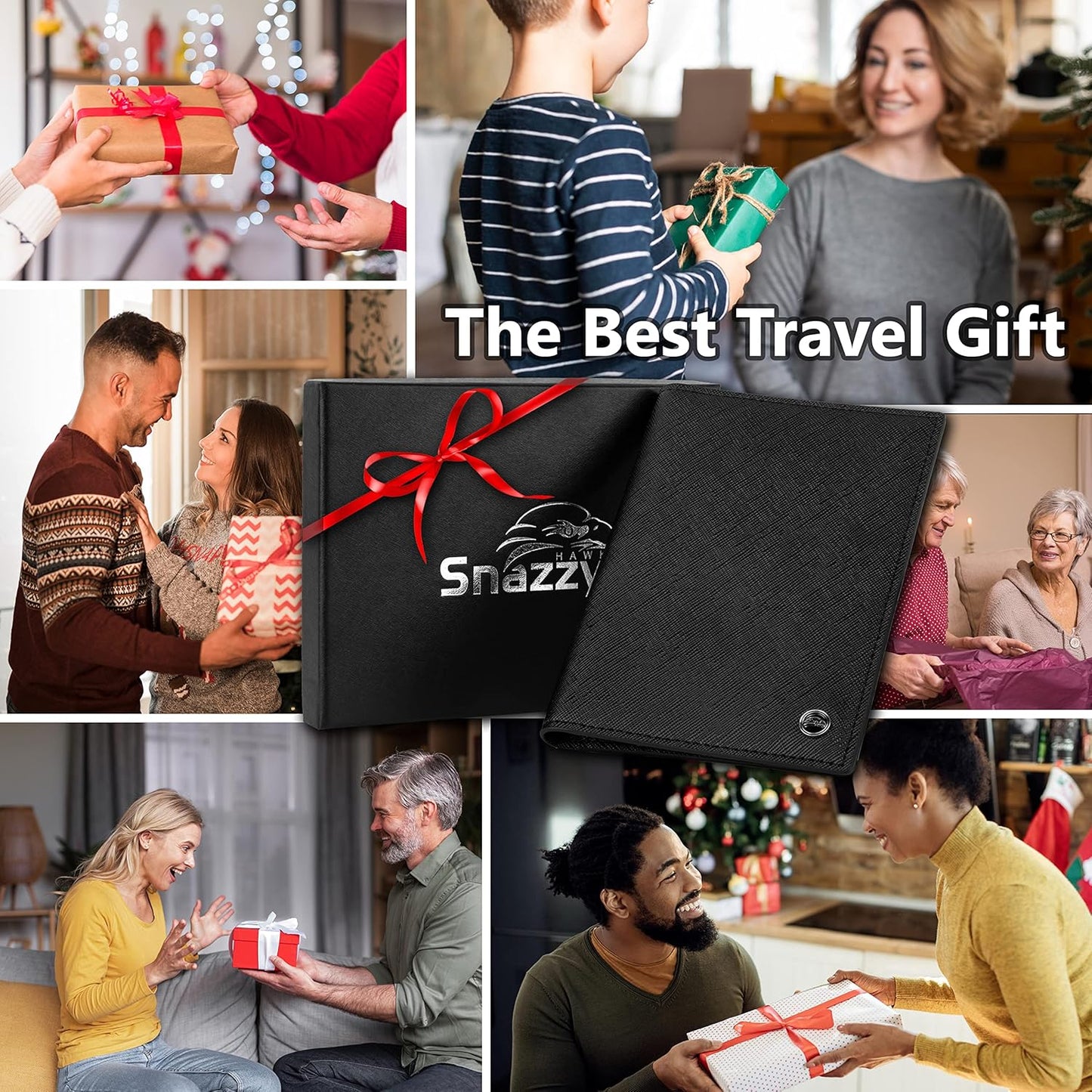 2 Passport Holder - Travel Essentials, RFID Blocking Wallet Credit Card Organiser, Plain Accessories Slim Cover For Men & Women