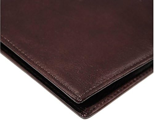 Passport Wallet Executive Boarding Pass Holder Radish Brown made with Cow Leather