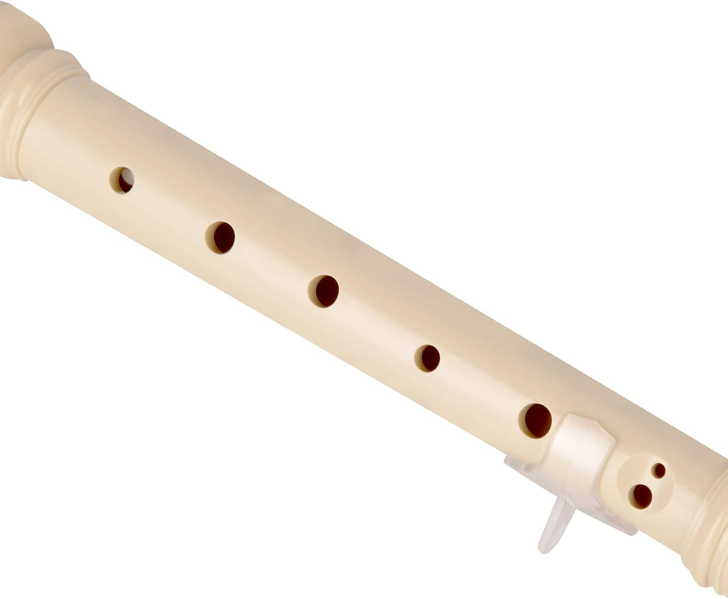 Eastrock Recorder Instrument Baroque Style Soprano Recorder White 3 Pieces for Beginners and professions with Cleaning Rod, Fingering Chart, Packing Bag, Thumb Rest