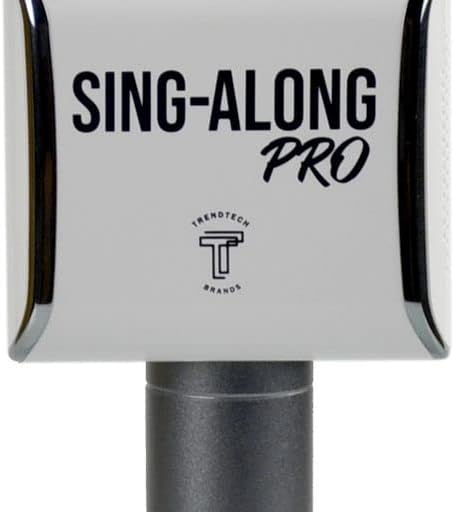 Sing-Along PRO Bluetooth Microphone - Wireless Karaoke Mic for Kids & Adults - Portable Home Karaoke Mic with Stereo Audio - Black