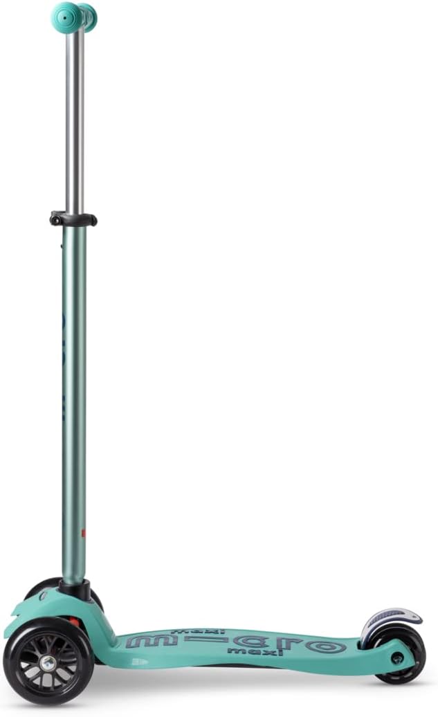 Micro Kickboard - Maxi Deluxe Eco 3-Wheeled, Lean-to-Steer, Swiss-Designed Micro Scooter Made with Recycled and Sustainable Materials for Elementary Kids, Ages 5-12