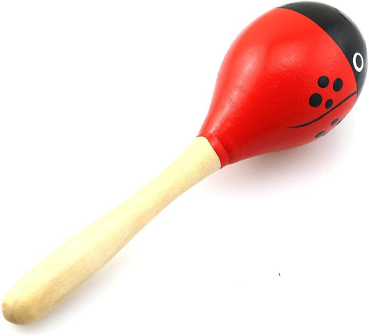 Maracas BLLNDX 1Set Bright Vibrant Sound Musical Instrument, Wood Maracito