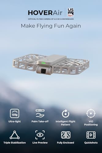 X1 Drone with Camera, Self-Flying Camera Drone with Follow Me Mode, Foldable Mini Drone with HDR Video Capture, Palm Takeoff, Intelligent Flight Paths, Hands-Free Control White (Standard)
