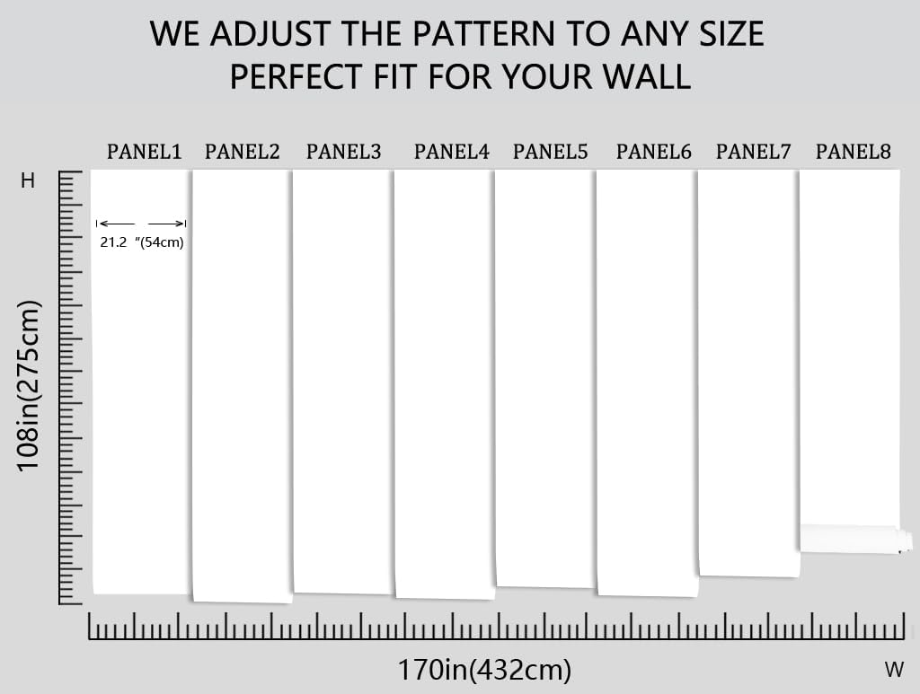 Waterfall Wallpaper Natural Landscape Lake Green Forest Wall Mural for Living Room Bedroom Dining Room Basement(Not Self-Adhesive)