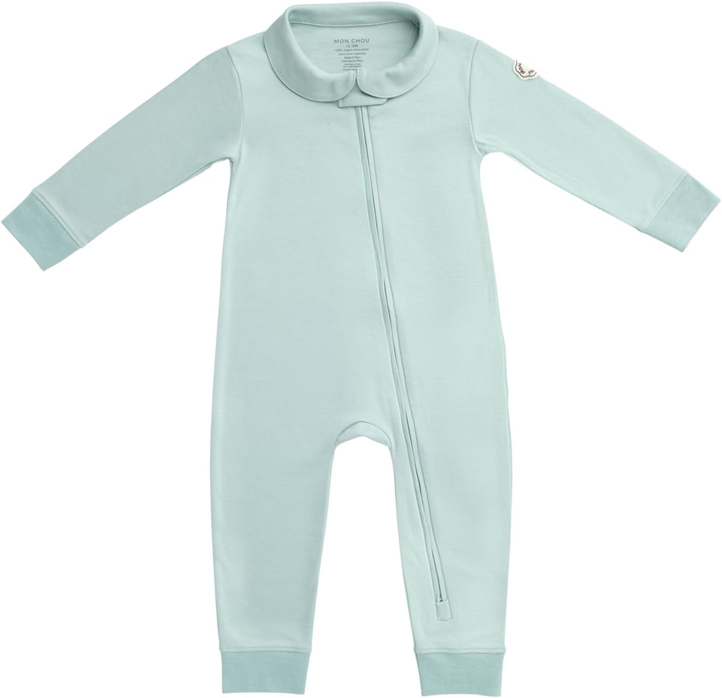 MON CHOU Organic Footless Baby Pajamas – 100% Pima Cotton, Ultra Soft, Lightweight & Breathable All-Season Sleepers