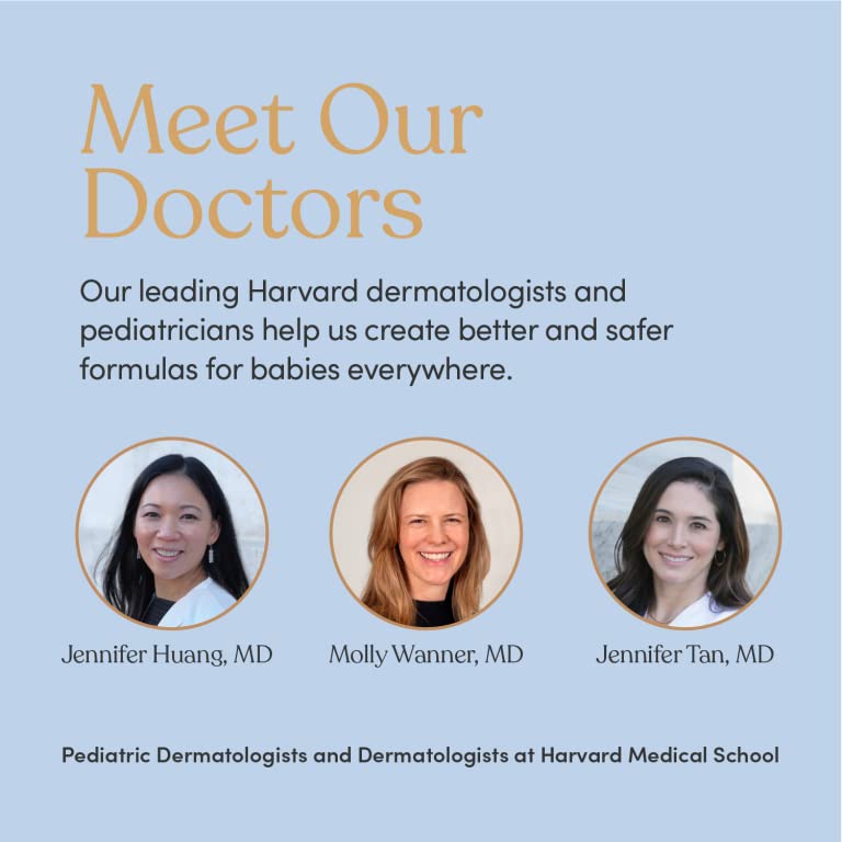 Tear Free Baby Shampoo & Body Wash - Organic, Hypoallergenic Baby + Kid Soap Hydrates & Nourishes While Gently Cleansing Sensitive Skin, Fragrance Free | 10.1 fl. oz.