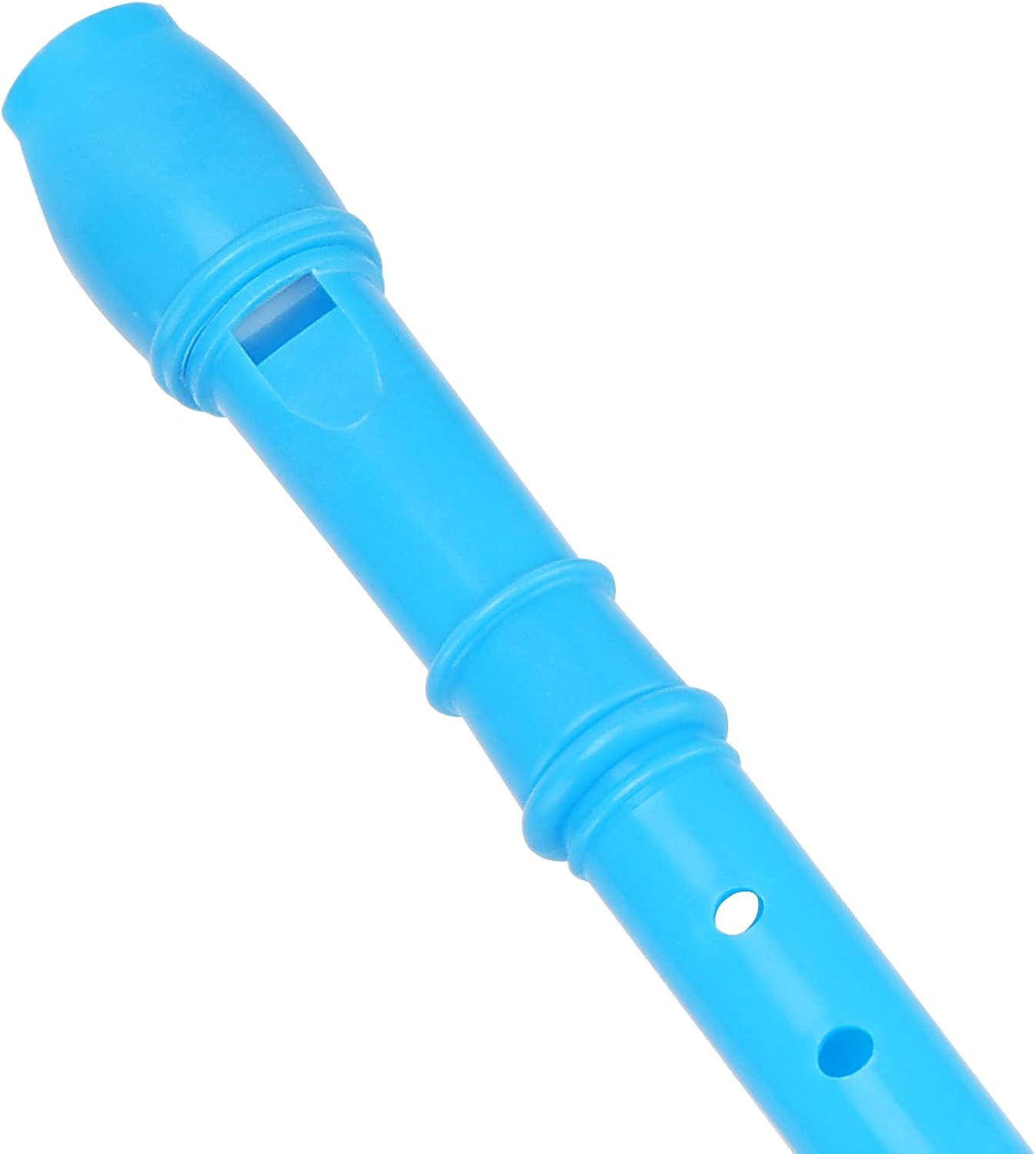 20 Pack 12 Inch Descant Soprano Recorder, 8 Hole Soprano Recorder Recorder Instrument with Cleaning Rod for Beginners, Blue